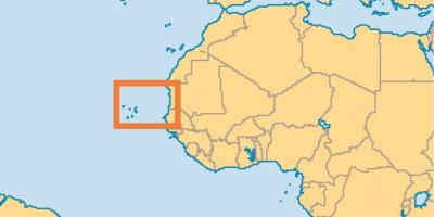 Show Cape Verde na mapě světa